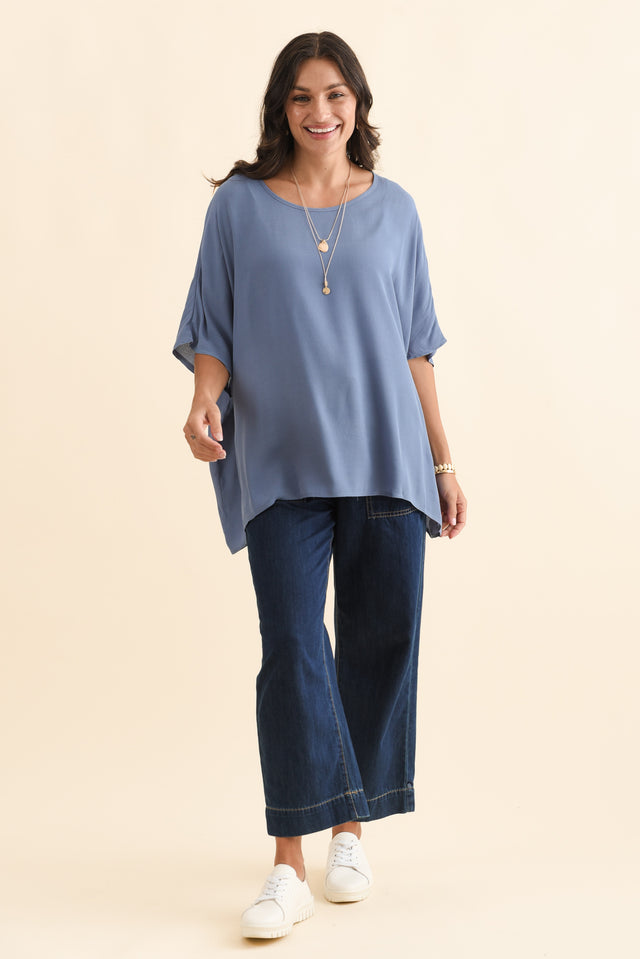 Mali Steel Drape Top,Brunette model,alt text|model:Brontie image 7