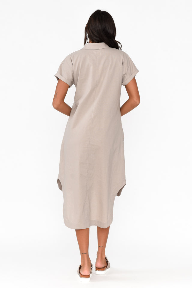 Mareli Natural Linen Blend Dress image 4