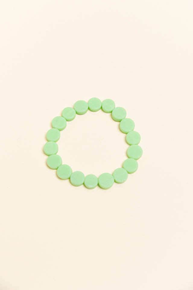 Mari Green Resin Beaded Bracelet