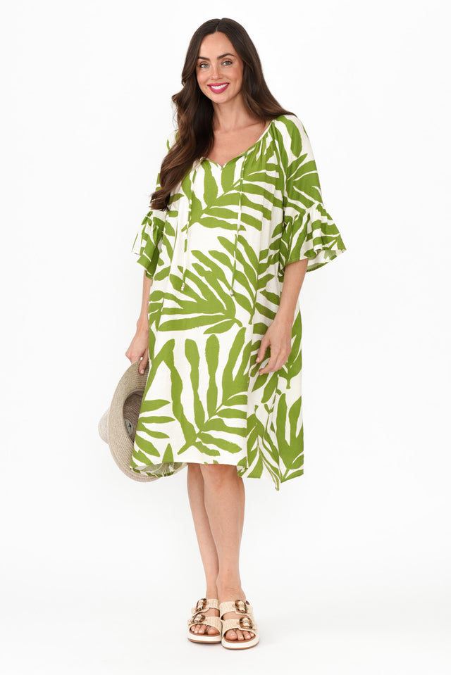 Mariella Green Palm Pocket Dress banner image