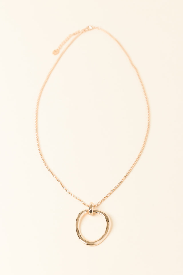 Marlene Gold Pendant Necklace