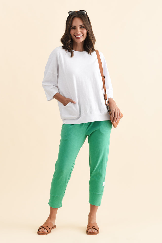 Mazie White Cotton Sweat banner image