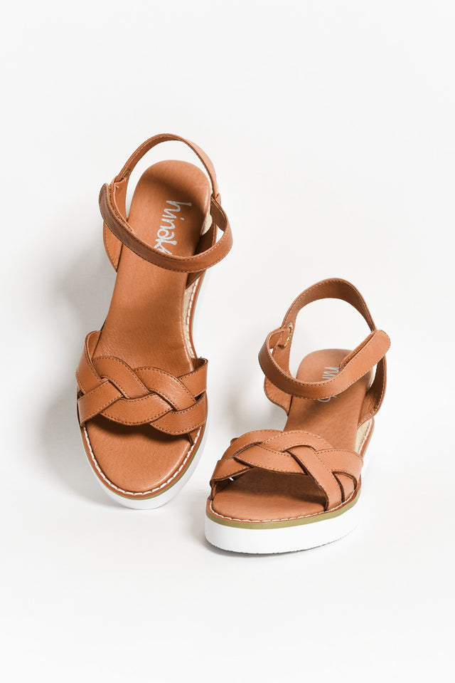 Medina Brandy Leather Wedge