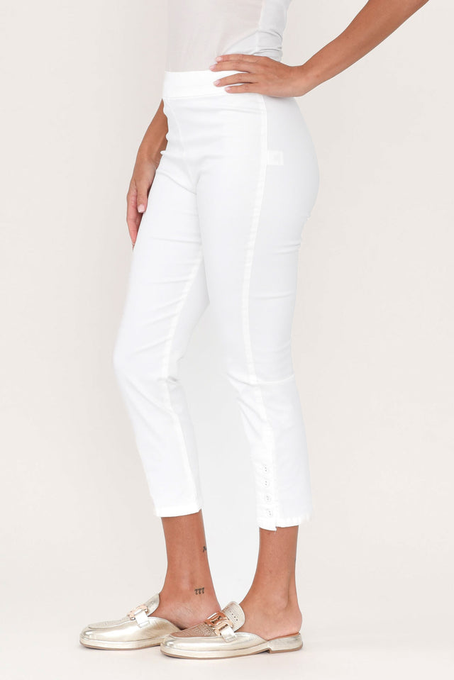 Meyer White Cotton Blend Pants image 4