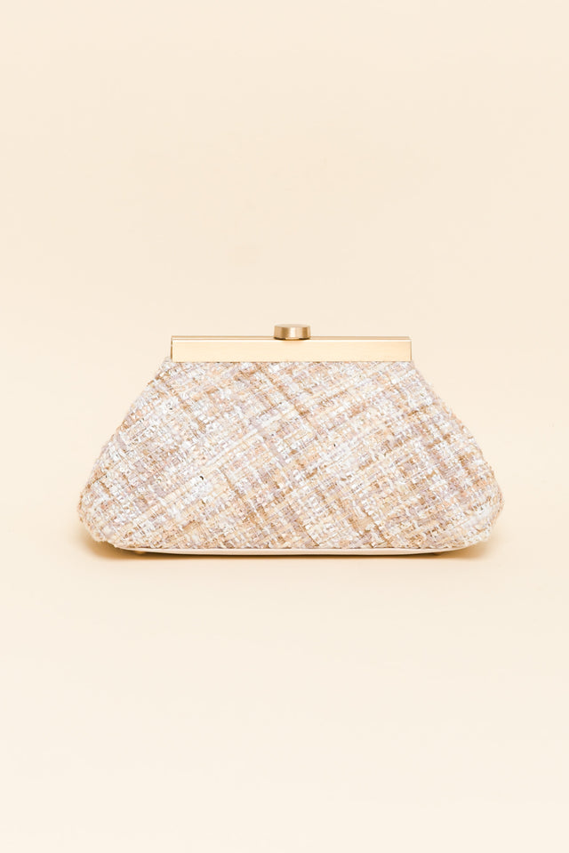 Mia Blush Boucle Clutch image 2