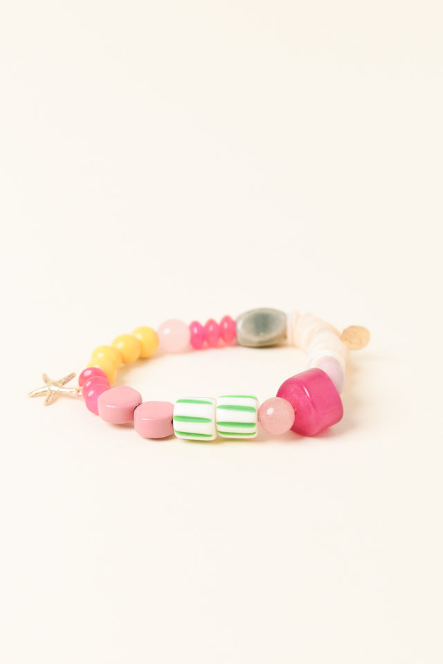 Miller Pink Sea Beaded Bracelet image 1
