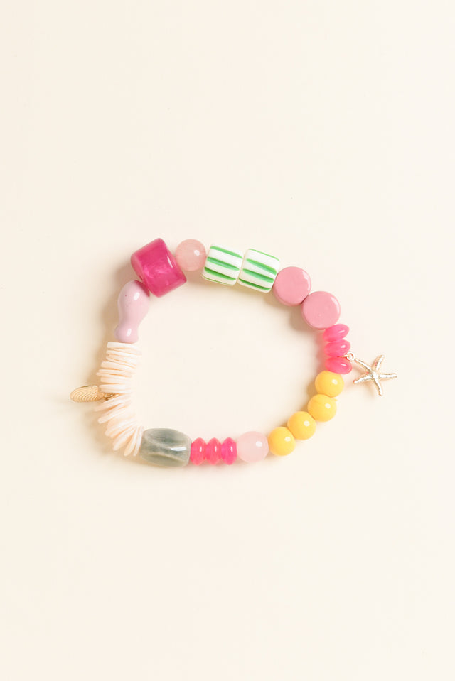 Miller Pink Sea Beaded Bracelet image 2