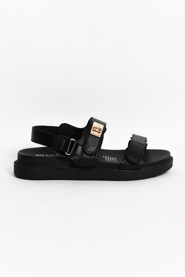 Milly Black Leather Sandal image 3