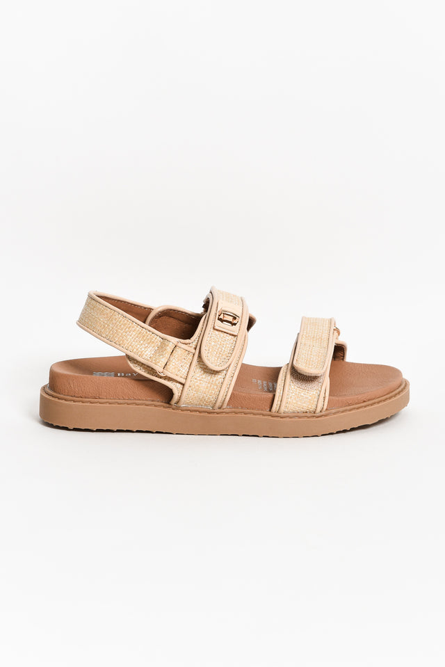 Milly Natural Raffia Leather Sandal image 3