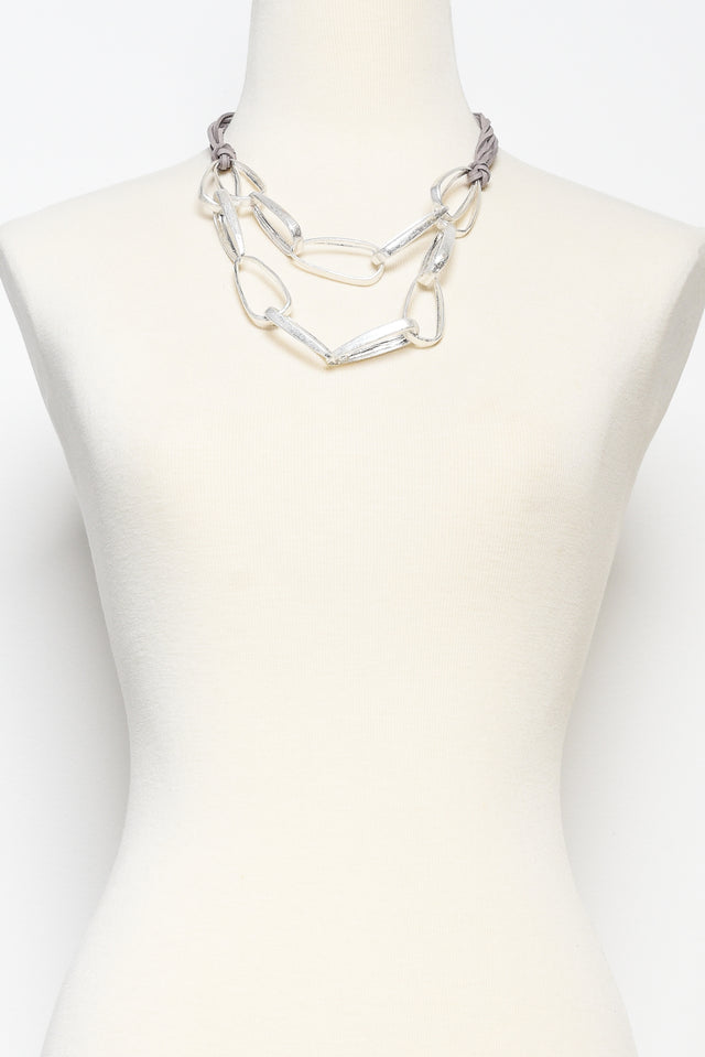 Minka Silver Link Necklace image 2