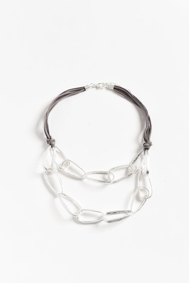 Minka Silver Link Necklace image 1