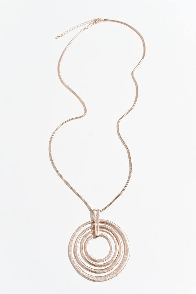 Minsa Taupe Pendant Necklace image 1