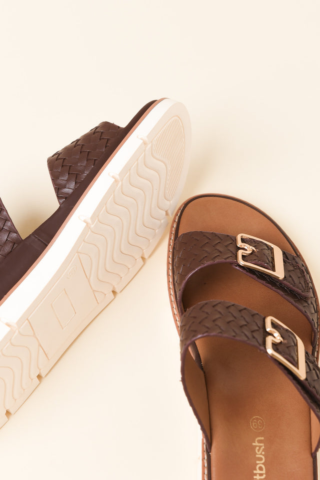 Mission Chocolate Woven Slide image 3