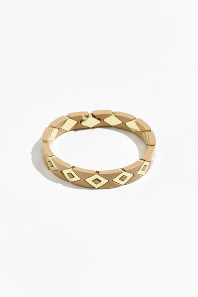 Monique Mocha Beaded Bracelet