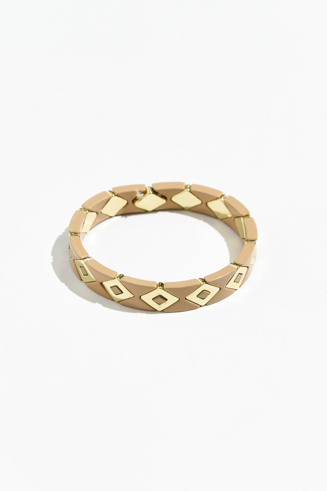 Monique Mocha Beaded Bracelet