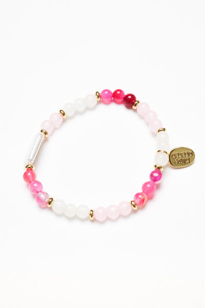 Montero Pink Beaded Bracelet