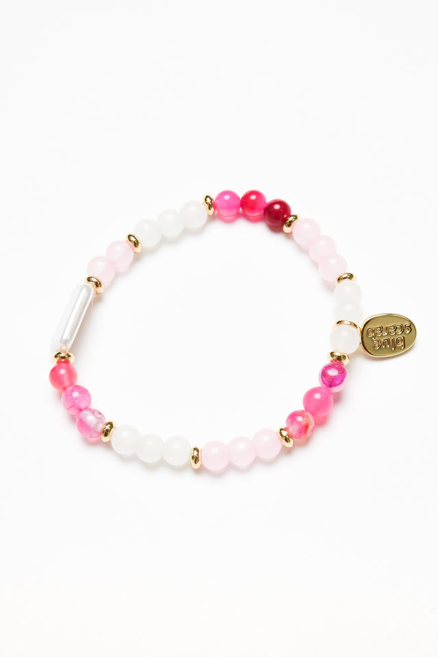 Montero Pink Beaded Bracelet thumbnail 1