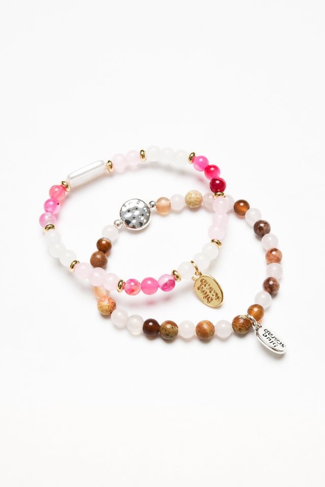 Montero Pink Beaded Bracelet image 2