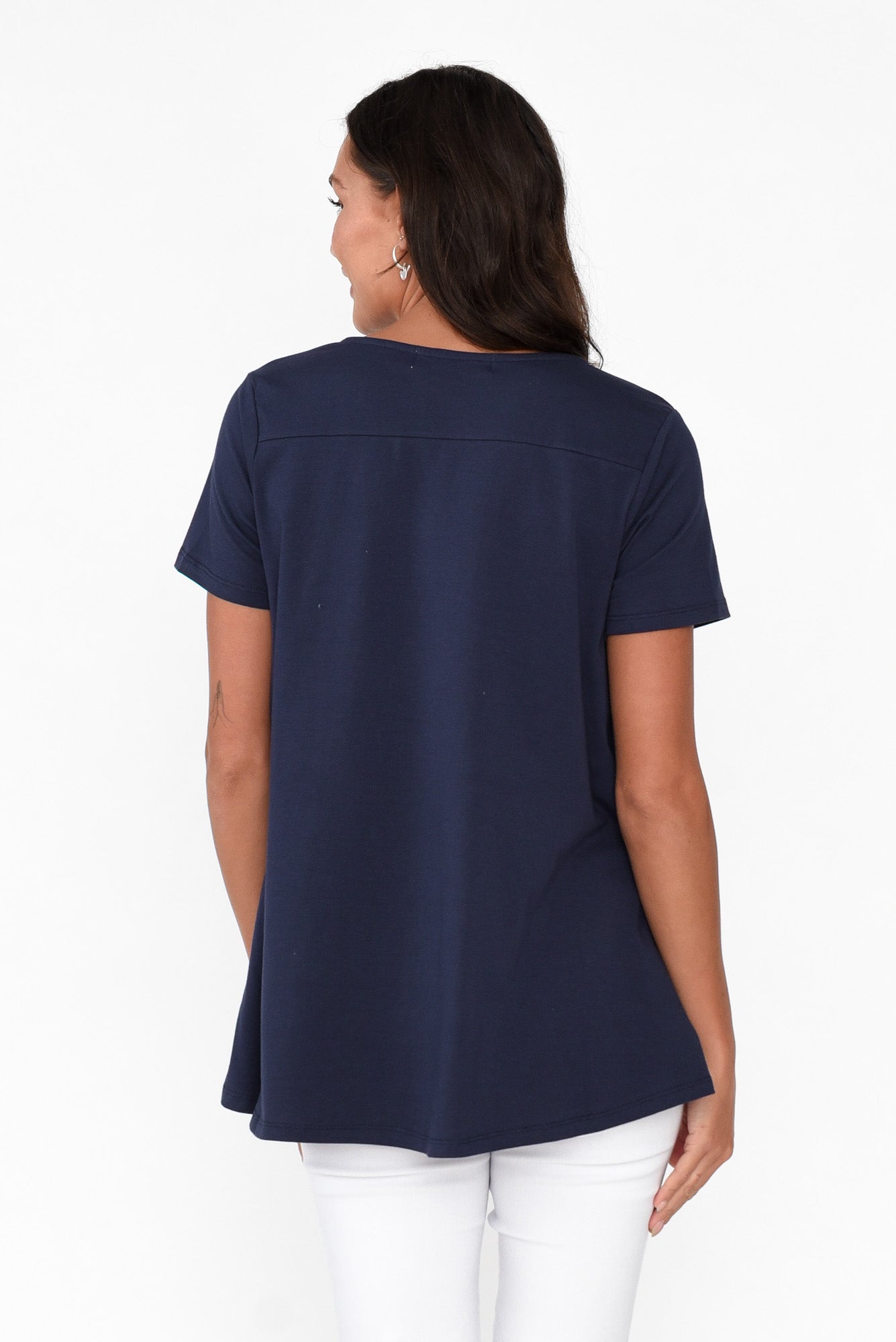 Montreal Navy Cotton Tee - Blue Bungalow AU