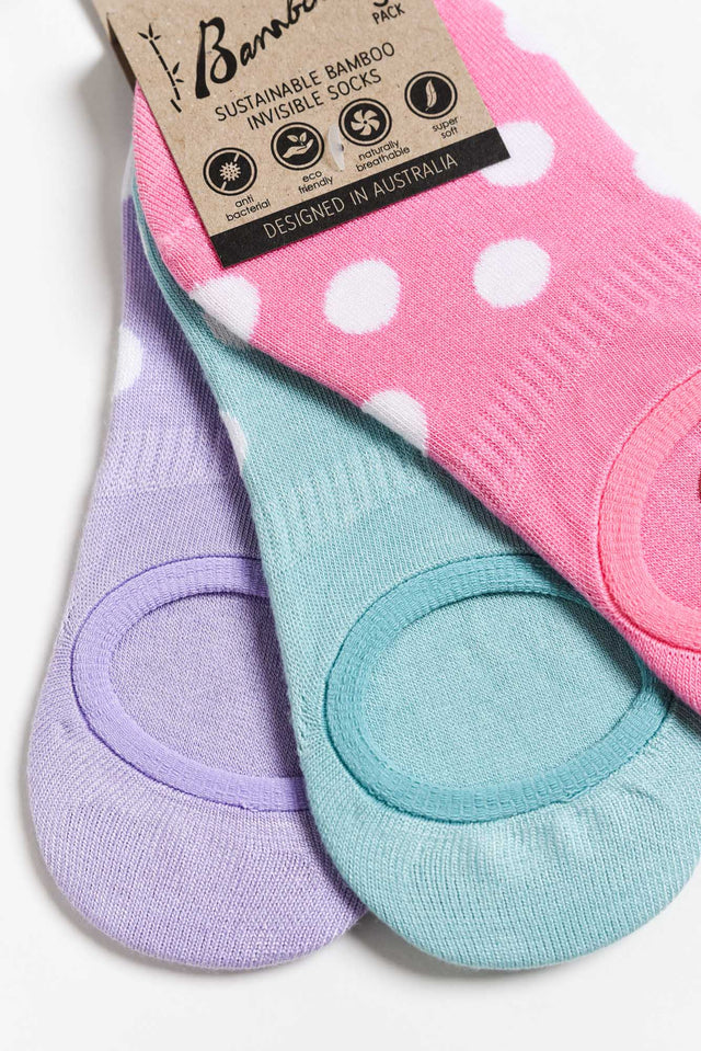 Multi Spot Bamboo Three Pack Sockettes