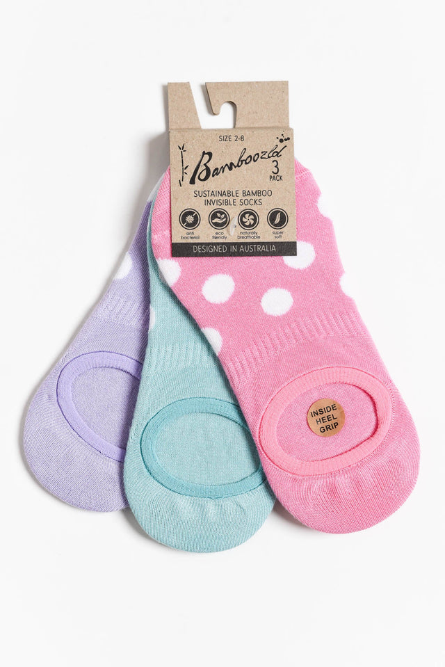 Multi Spot Bamboo Three Pack Sockettes