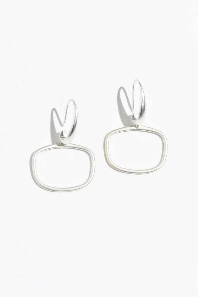 Nanga Silver Hoop Hook Earrings image 1