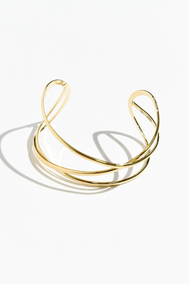 Nias Gold Twist Cuff image 1