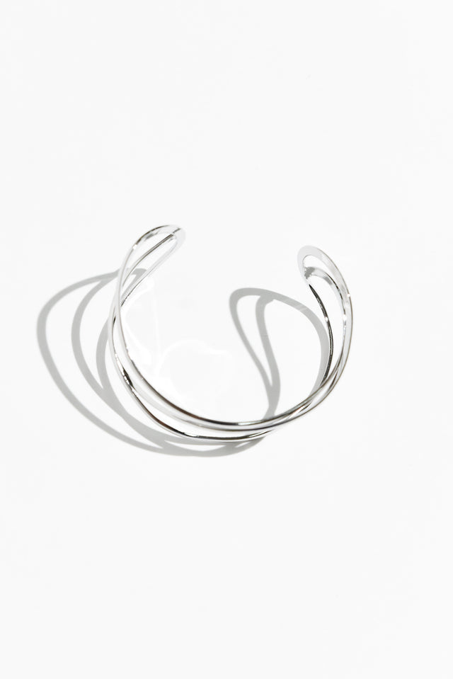 Nias Silver Twist Cuff