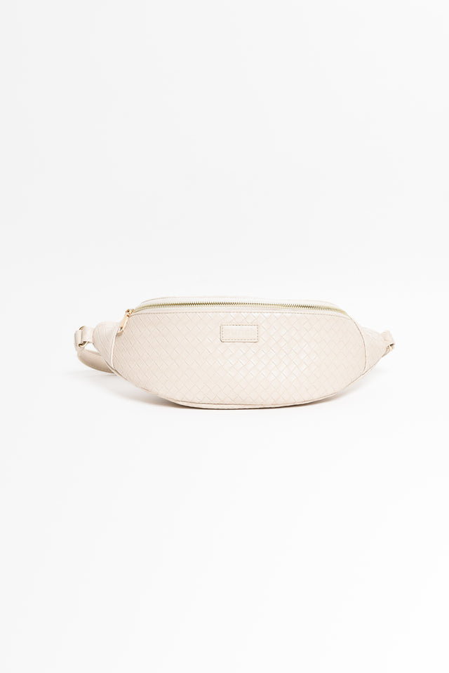 Nomad Cream Woven Sling Bag image 1