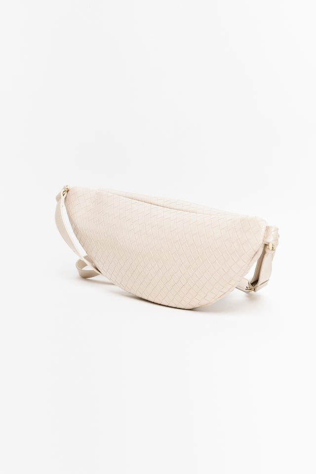 Nomad Cream Woven Sling Bag image 2