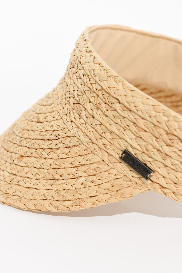 Noosa Natural Raffia Travel Visor image 4