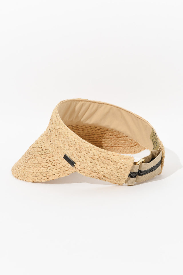 Noosa Natural Raffia Travel Visor image 5