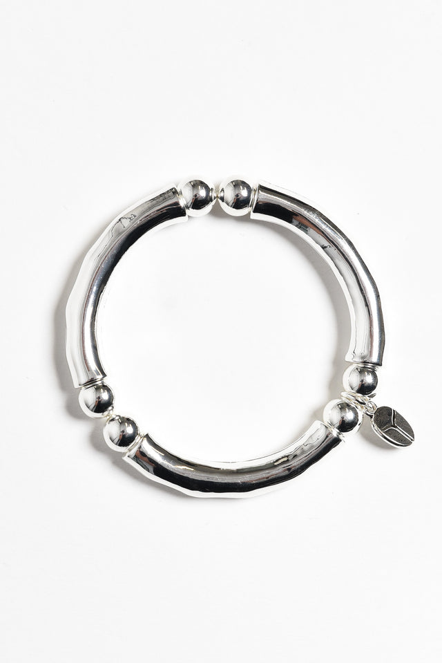 Nour Silver Beaded Bracelet image 1