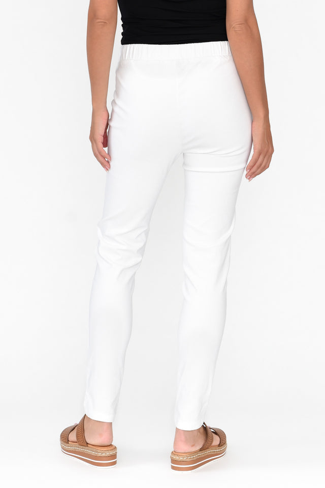 Olympia White Straight Pants image 5