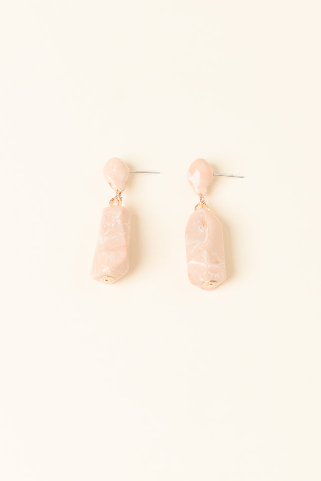 Paloma Natural Marble Drop Earrings image 1
