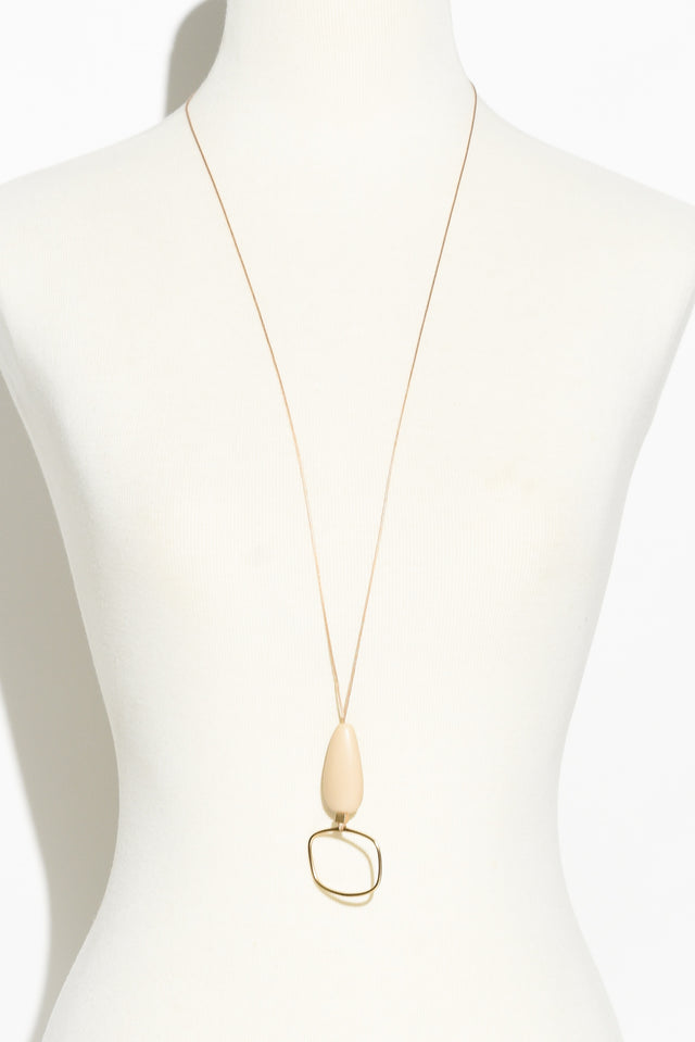 Pandora Gold Teardrop Pendant Necklace image 2