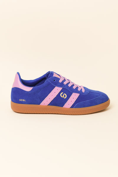 Parallel Cobalt Contrast Suede Sneaker