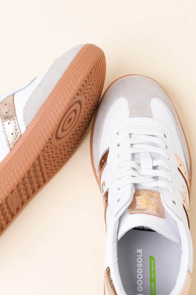 Parallel White Contrast Leather Sneaker image 3