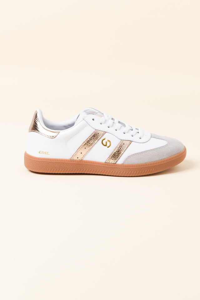 Parallel White Contrast Leather Sneaker image 1
