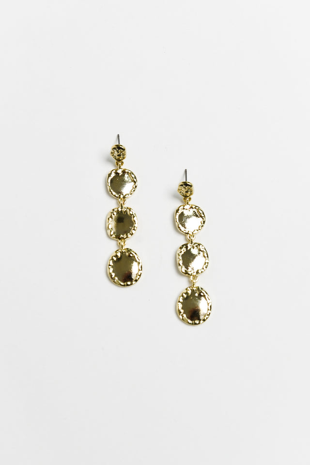 Paxos Gold Drop Earrings image 1