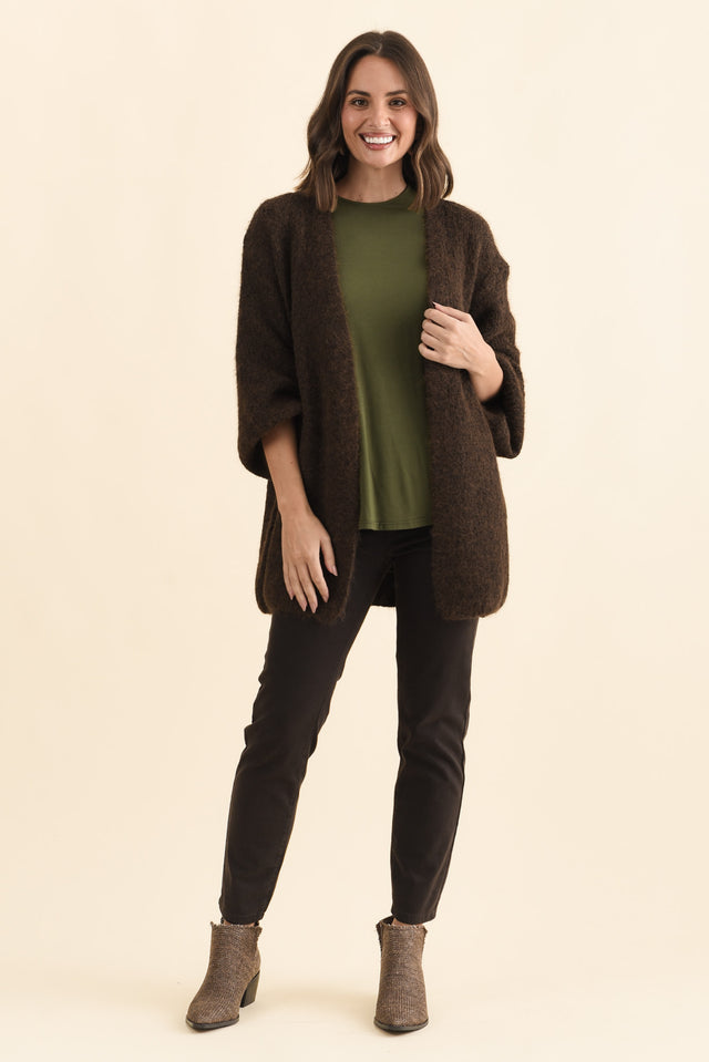 Pearson Chocolate Knit Cardigan image 7