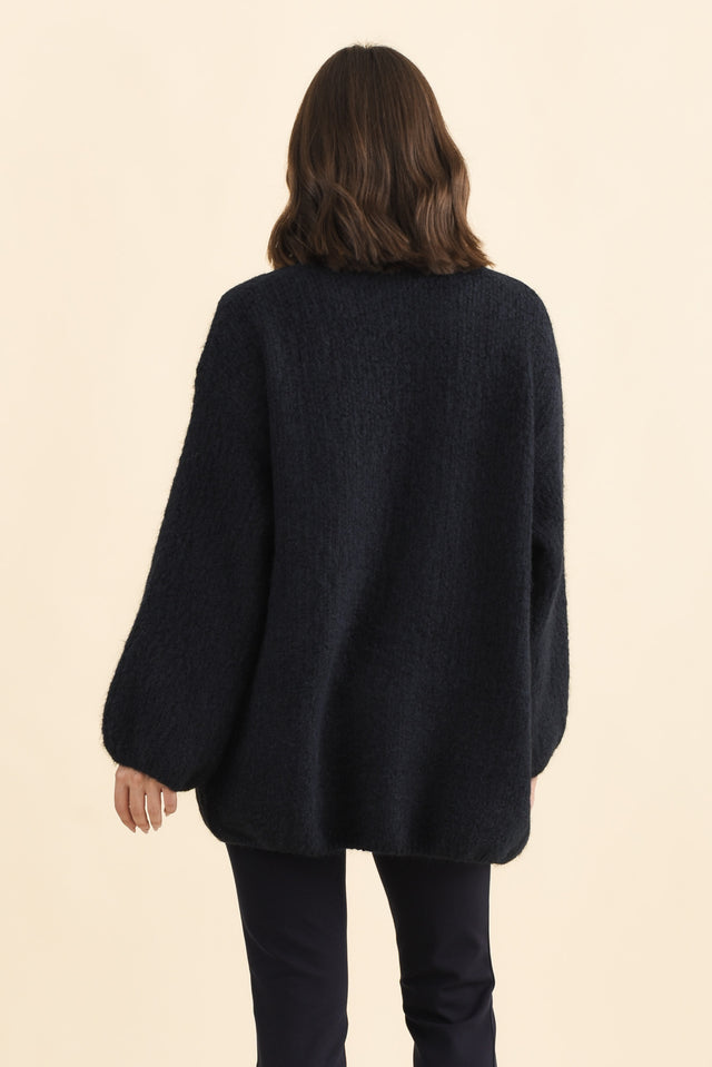 Pearson Navy Knit Cardigan image 5