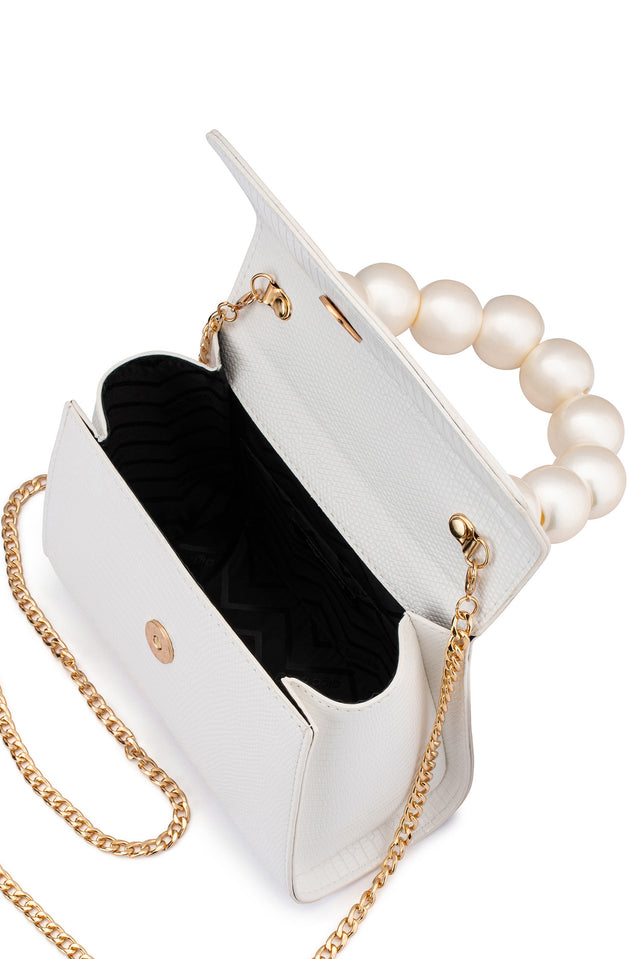 Peta White Pearl Bag