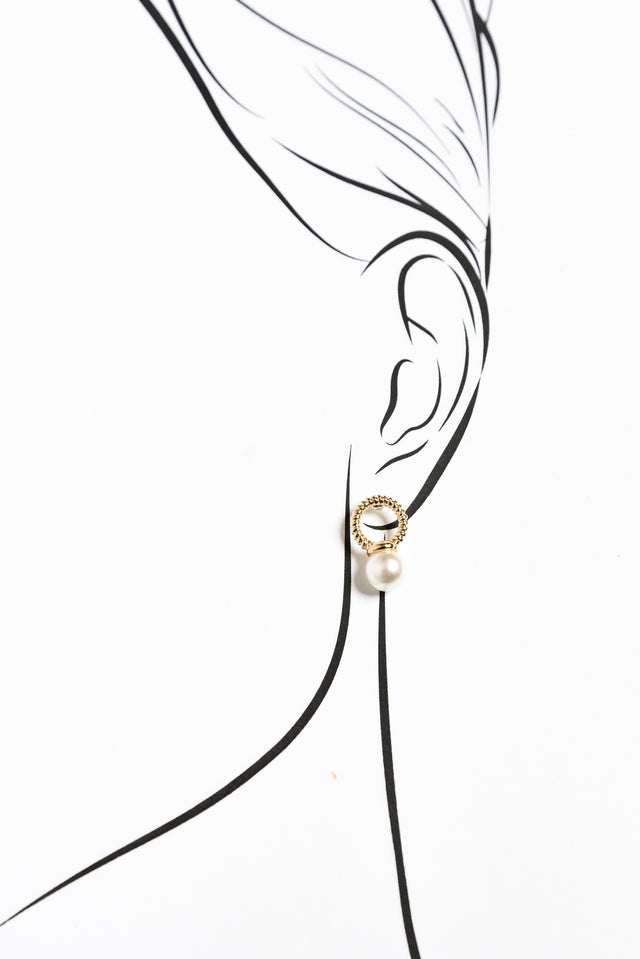 Porta Pearl Pendant Earrings