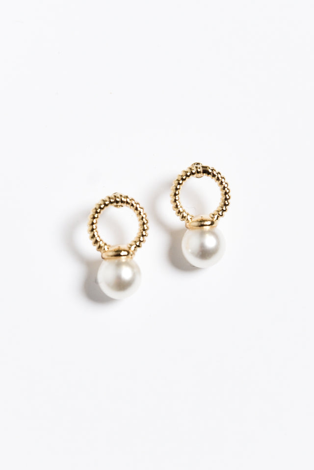 Porta Pearl Pendant Earrings