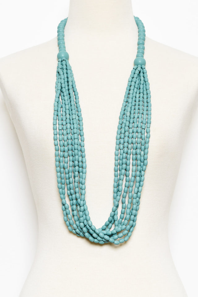 Pria Turquoise Beaded Necklace