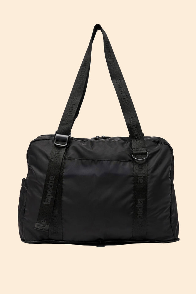Quinne Black Packable Duffle Bag