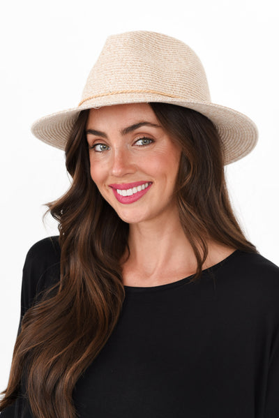 Rani Oatmeal Travel Fedora