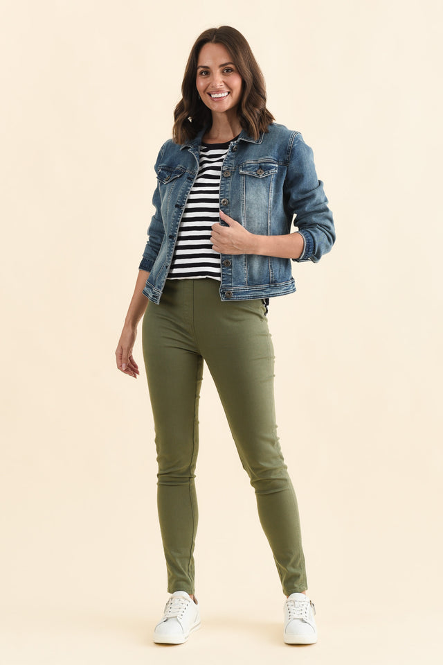 Reed Khaki Stretch Cotton Pants