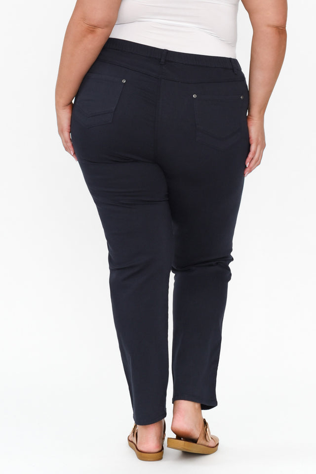 Reed Navy Stretch Cotton Pants image 11